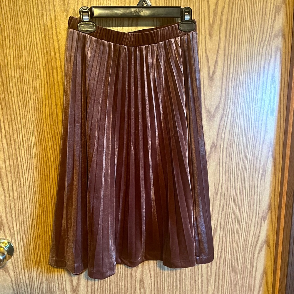Velvet skirt